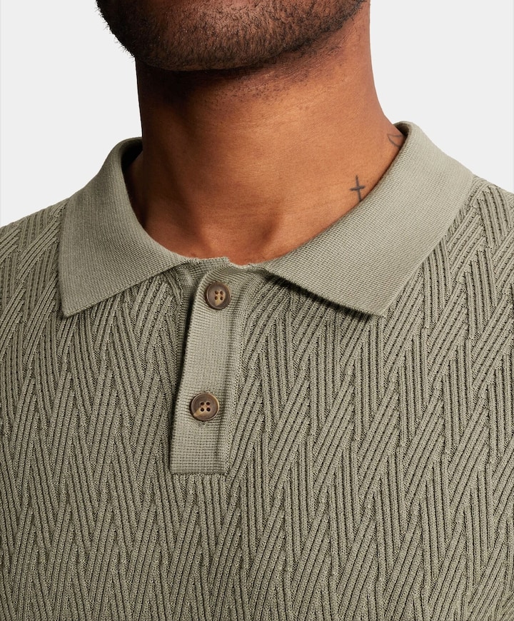 Heren polo groen