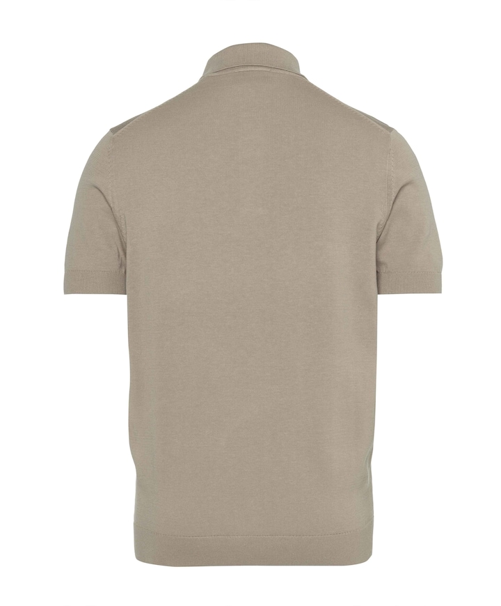 Heren polo beige