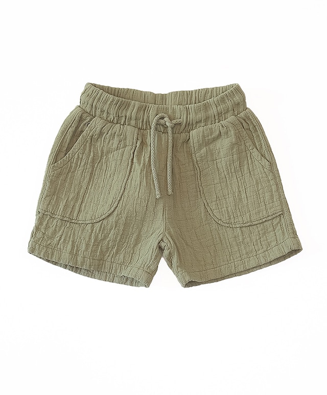 Woven shorts uniseks korte broek groen