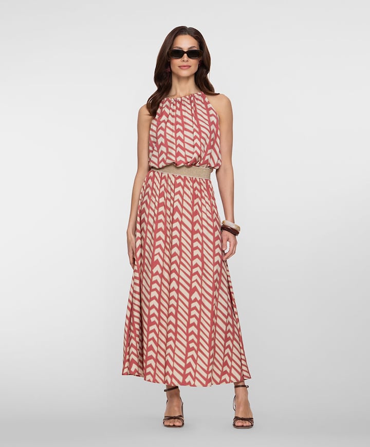 Dames rok beige