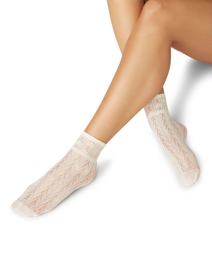Dames sokken ecru