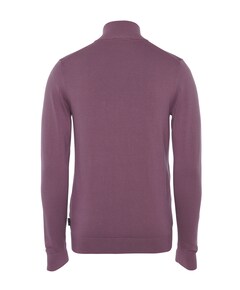 Heren trui met rits paars