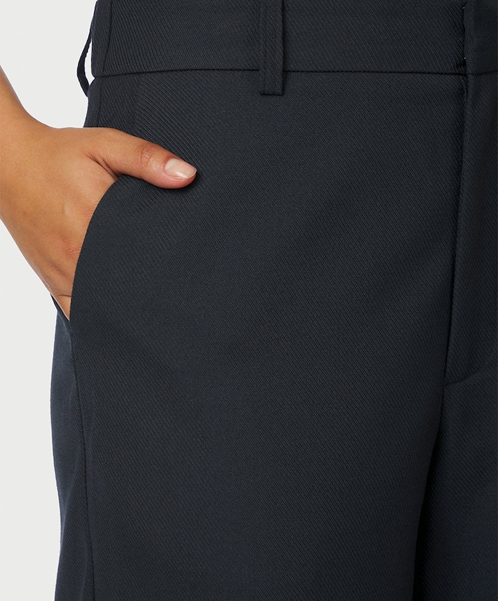 Emmett Melange dames broek blauw