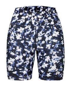 Flattering Printed Bike dames tight short blauw