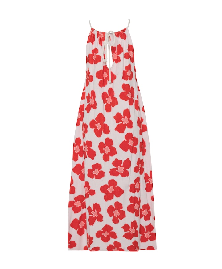 Dames jurk rood