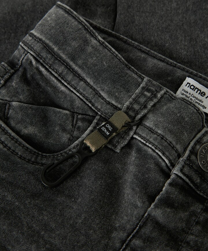 NMMTHEO DNMTHAYER 2689SWE KEY PANT jongens jeans grijs