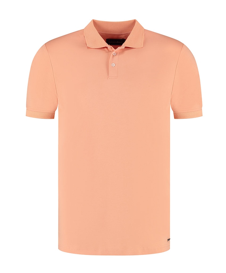 Heren polo oranje