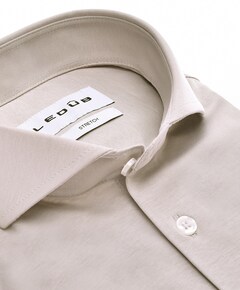 Heren overhemd extra lange mouw grijs