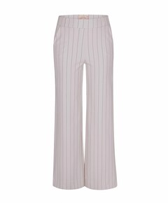 Lexie bonded pinstripe dames broek beige