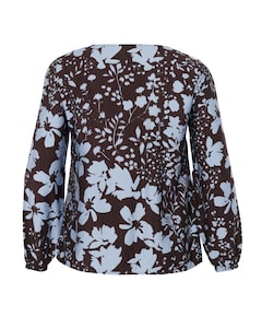 Dames blouse bruin