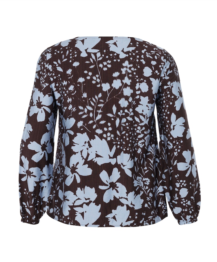 Dames blouse bruin