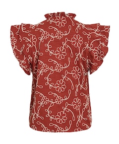 Dames blouse rood