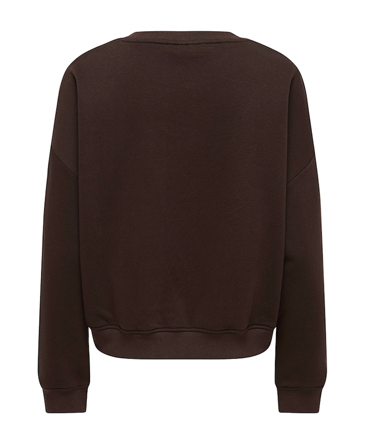 Dames sweater bruin
