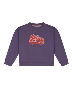 Meisjes sweater paars