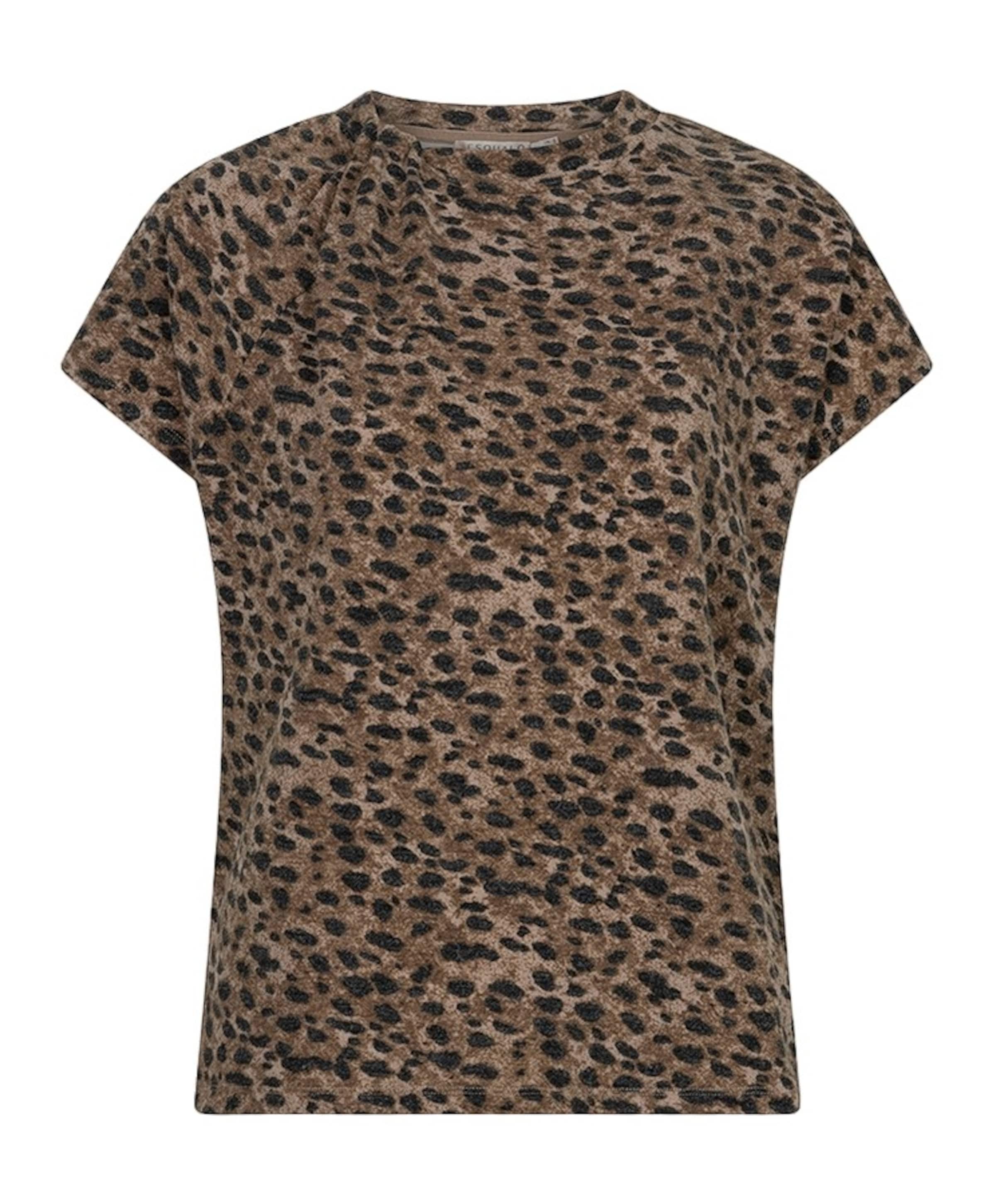 Dames T-shirt bruin