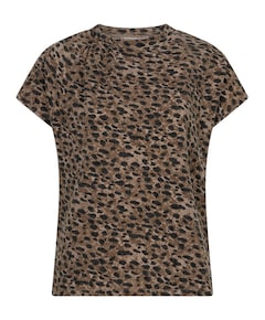 Dames T-shirt bruin