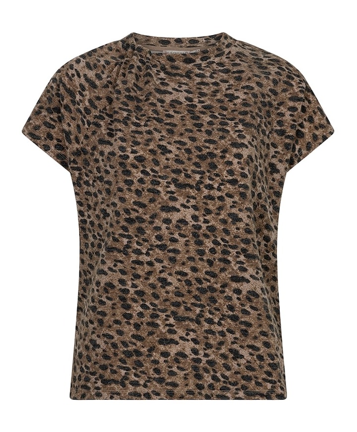 Dames T-shirt bruin