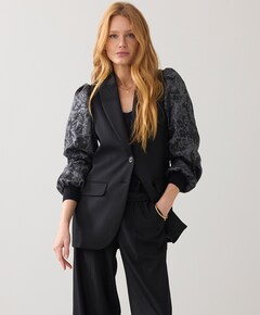 Dames blazer zwart