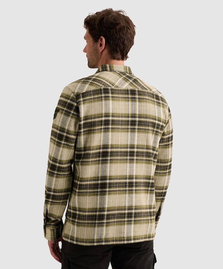 Heren overshirt groen