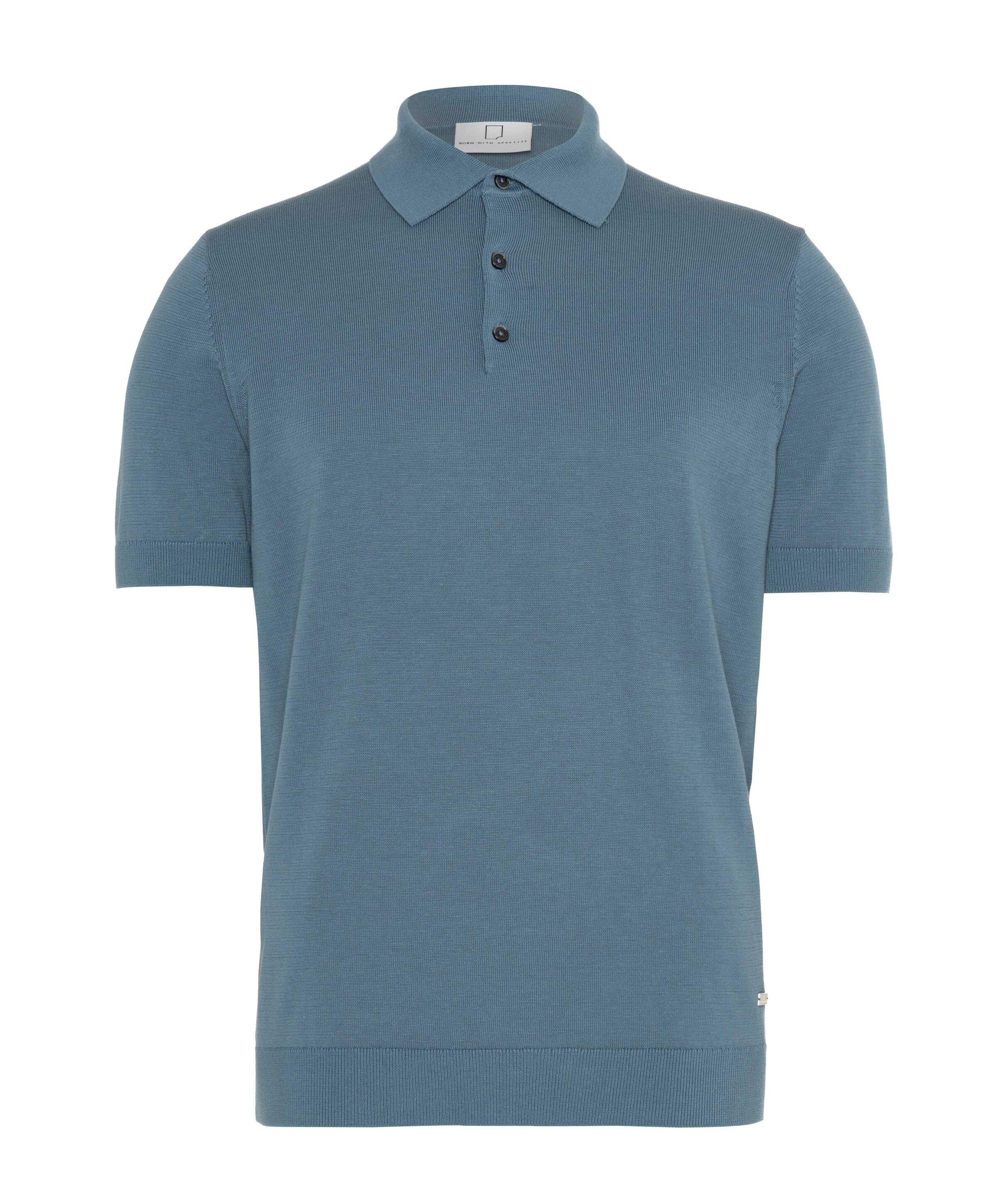 Heren polo blauw