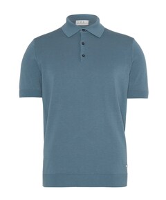 Heren polo blauw