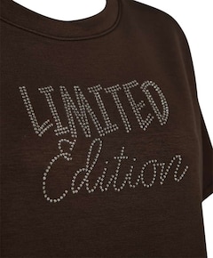 Dames T-shirt bruin