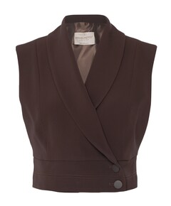Dames gilet bruin
