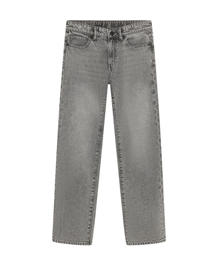 Wide Loose Fit jongens jeans grijs