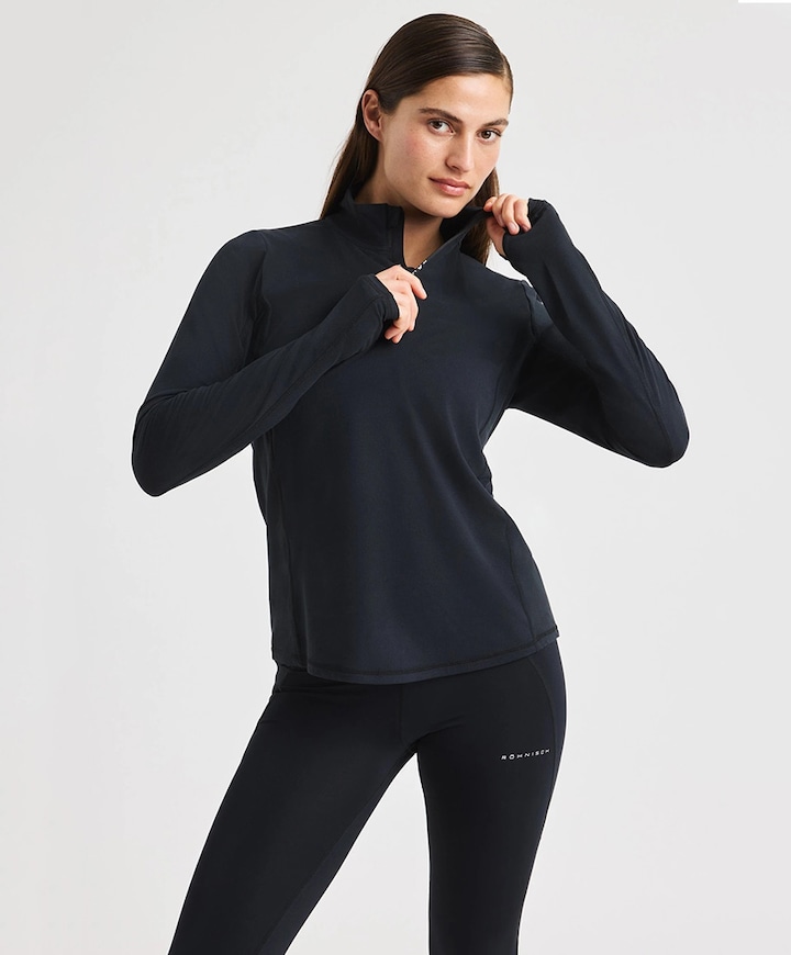 Dames thermoshirt zwart