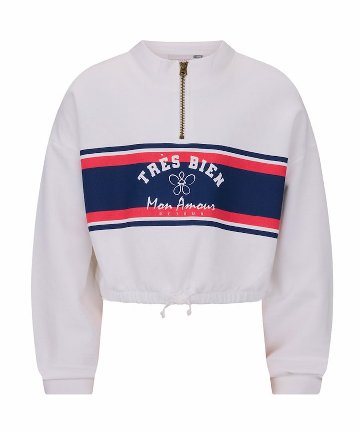 Meisjes sweater ecru