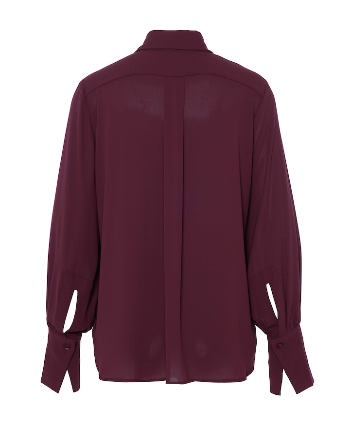 Dames blouse bordeaux