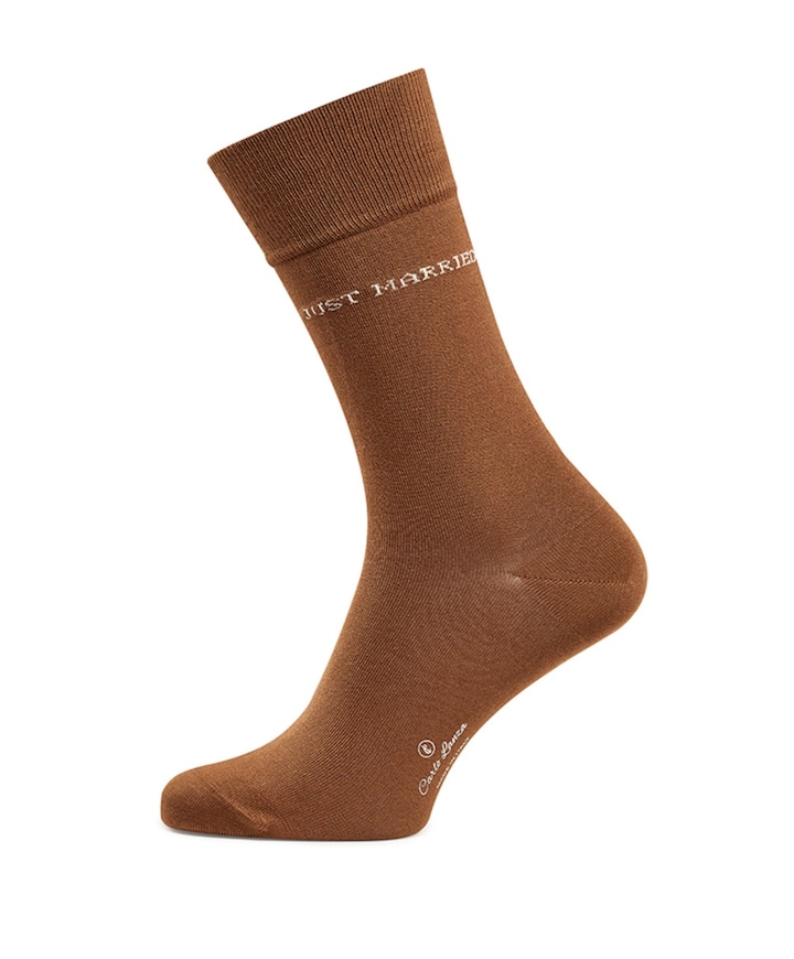 Heren sokken bruin