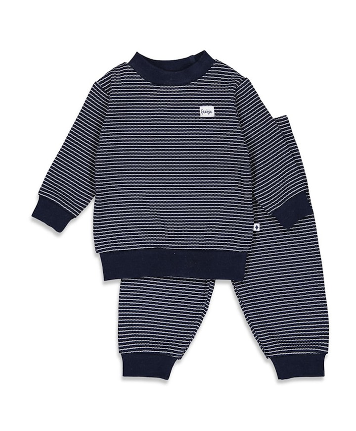 Uniseks pyjamaset blauw