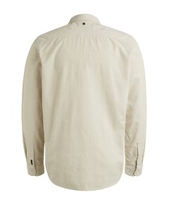 Heren overhemd lange mouw ecru
