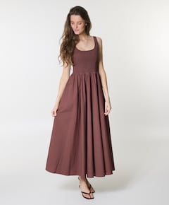 Dames jurk brique