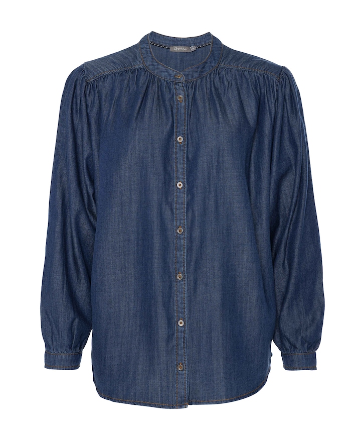 Dames blouse blauw
