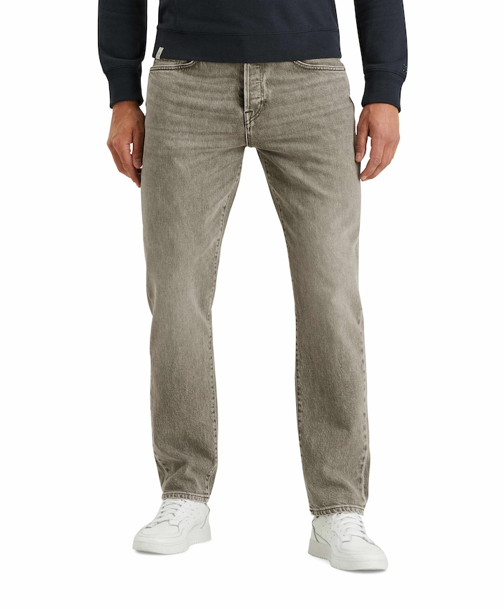 FALTURE RELAXED DIRT COATED LIGHT heren jeans grijs