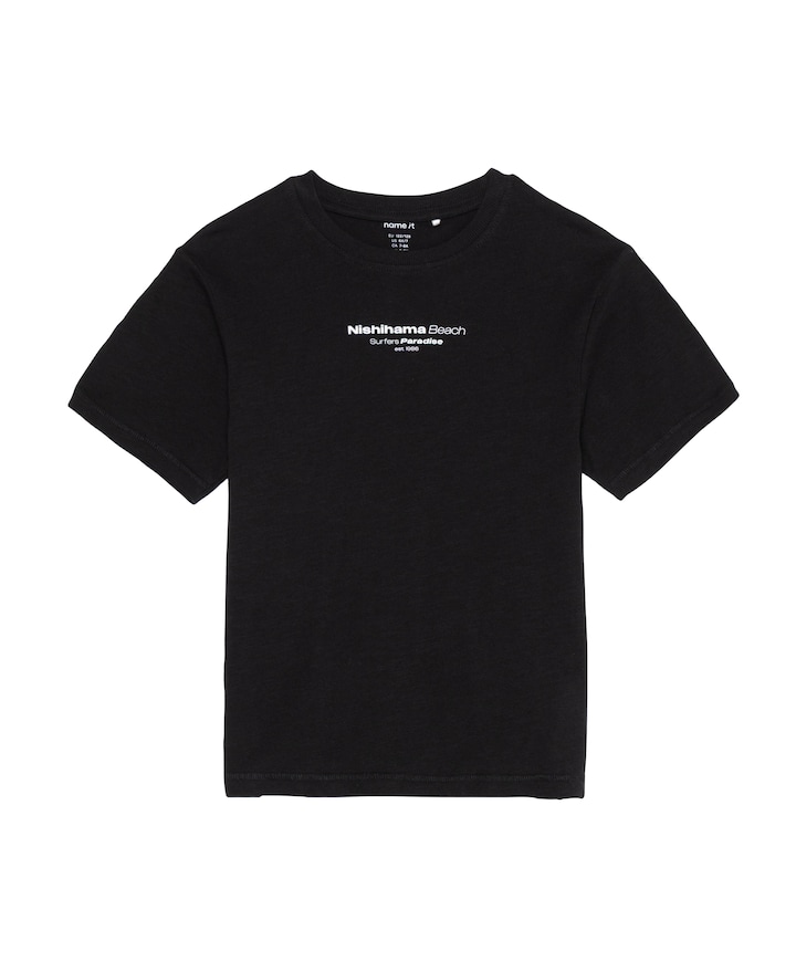 Jongens T-shirt zwart