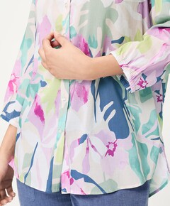 Dames blouse blauw