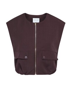 Dames gilet bordeaux