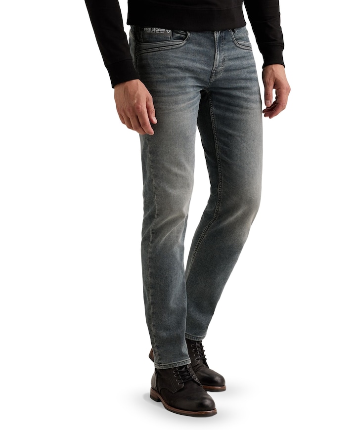 SKYRAK GREYBLUE SWEAT DENIM heren jeans grijs