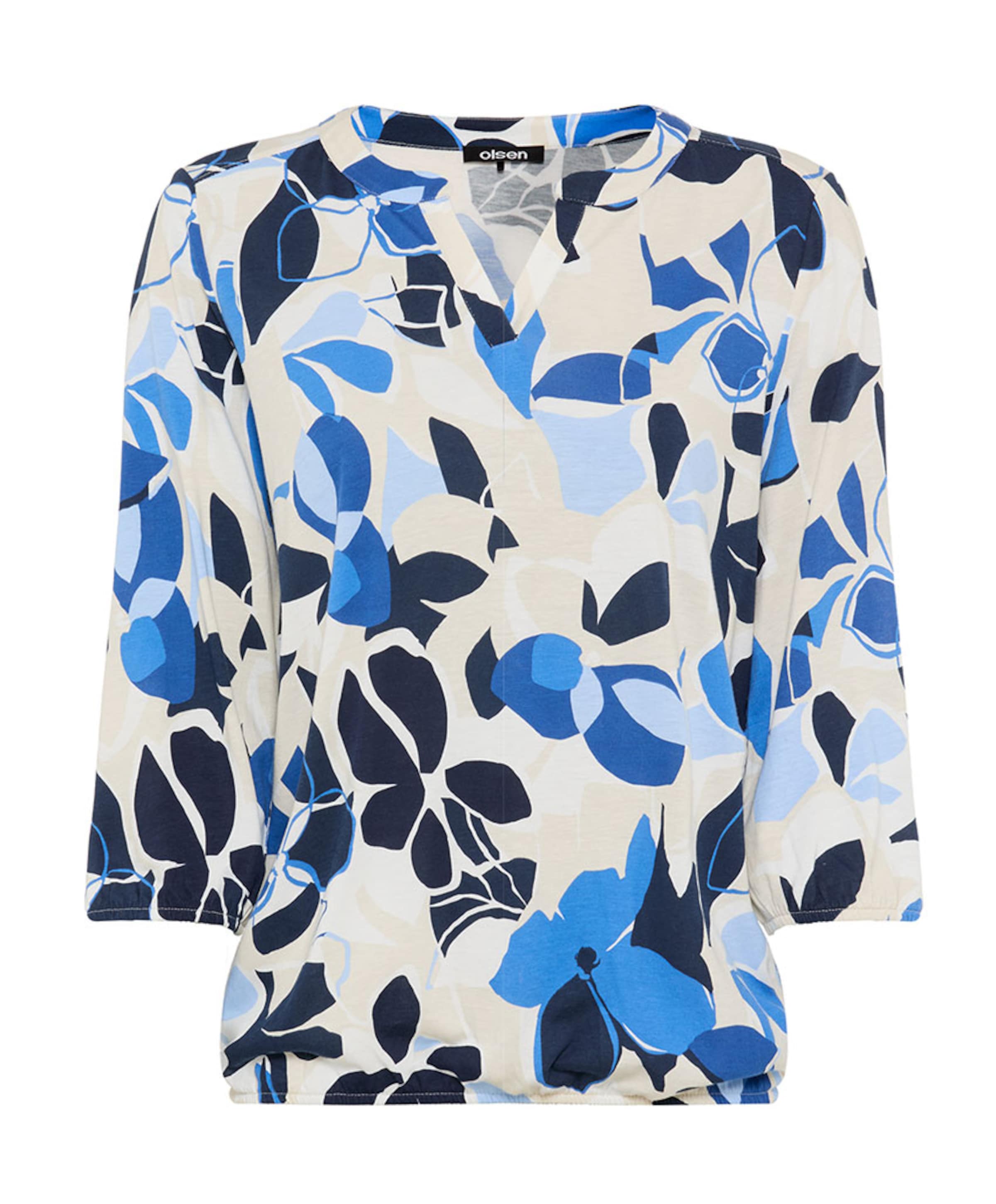Dames longsleeve blauw