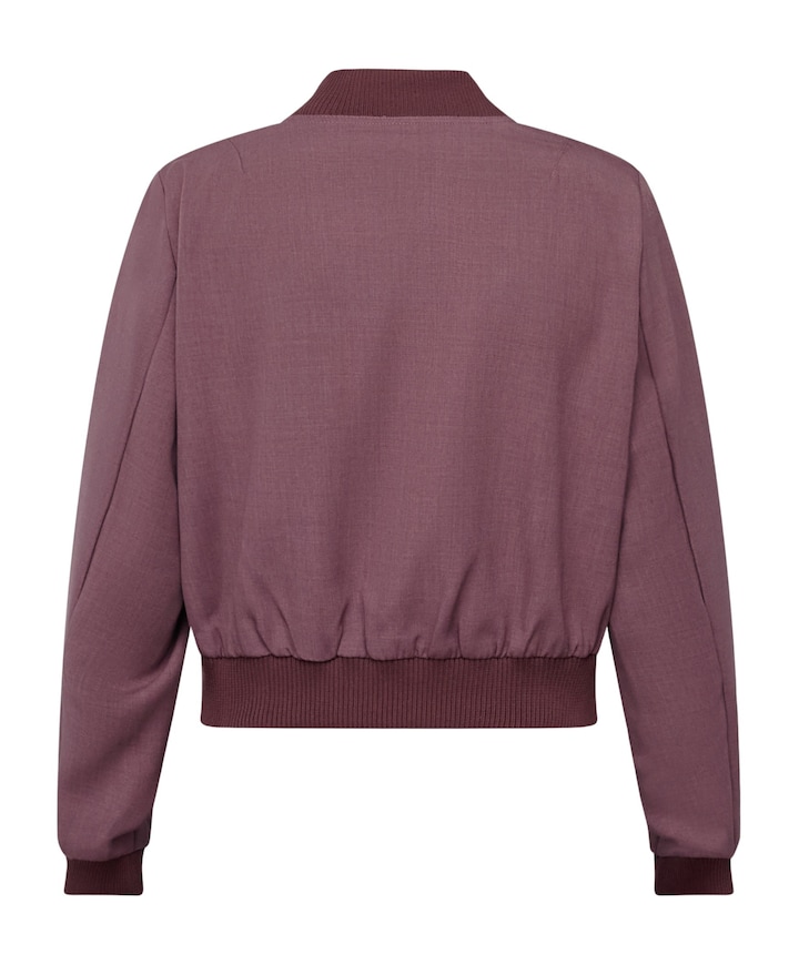 Dames jas bordeaux