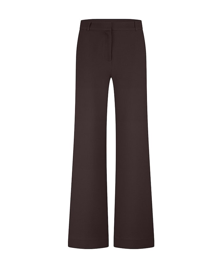 Lexie waffle broek bruin