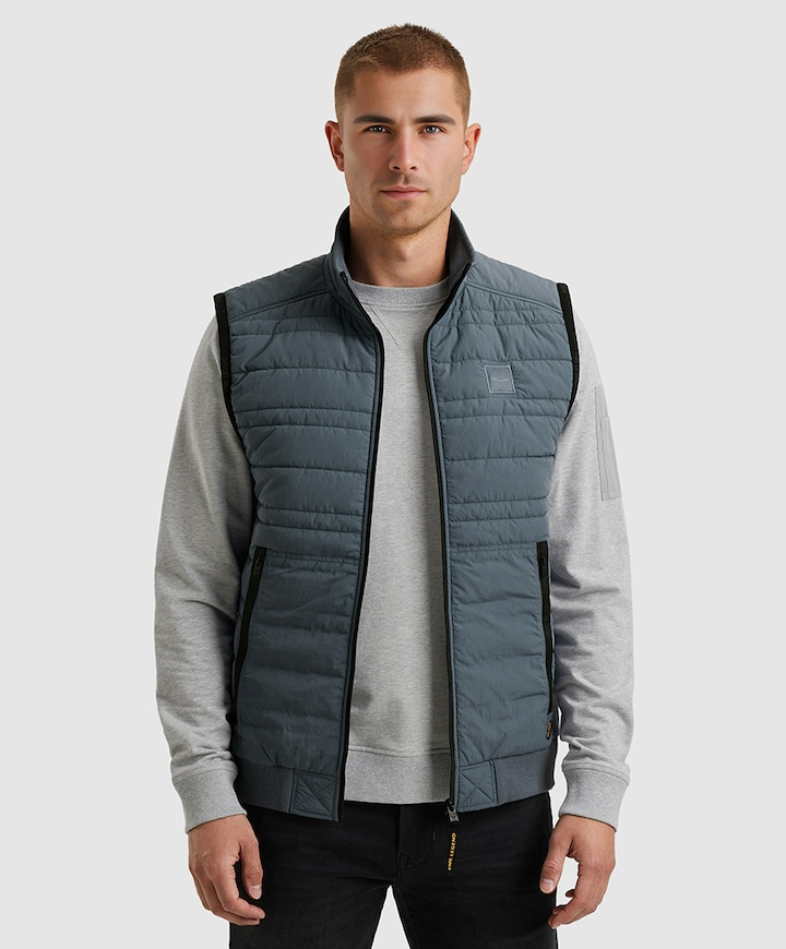 Heren bodywarmer blauw