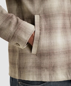 Heren overshirt grijs