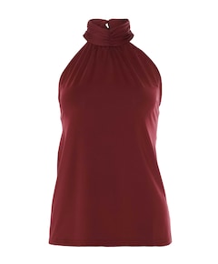 Dames top bordeaux