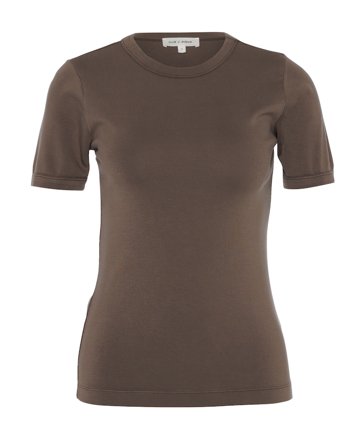 Dames T-shirt bruin