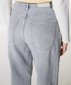 Cargobroek met laag kruis dames jeans grijs