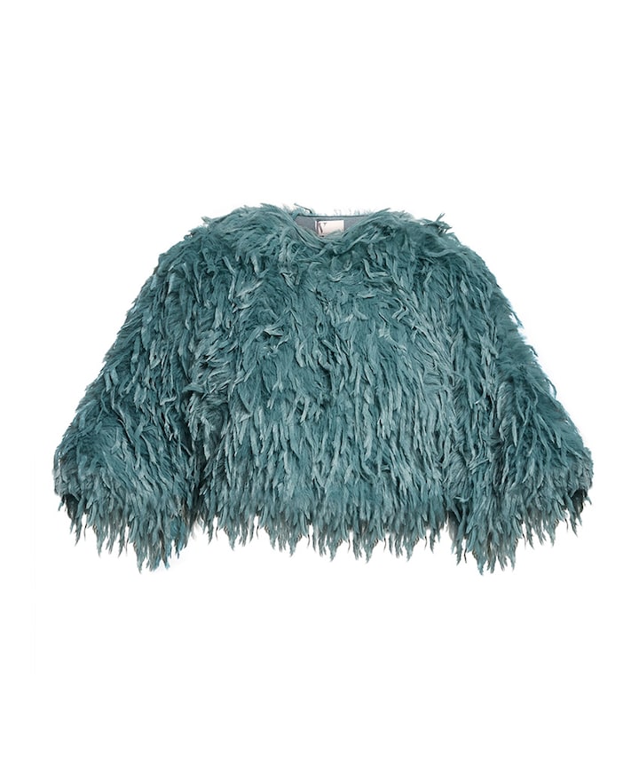 Dames jas blauw